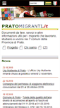 Mobile Screenshot of pratomigranti.it